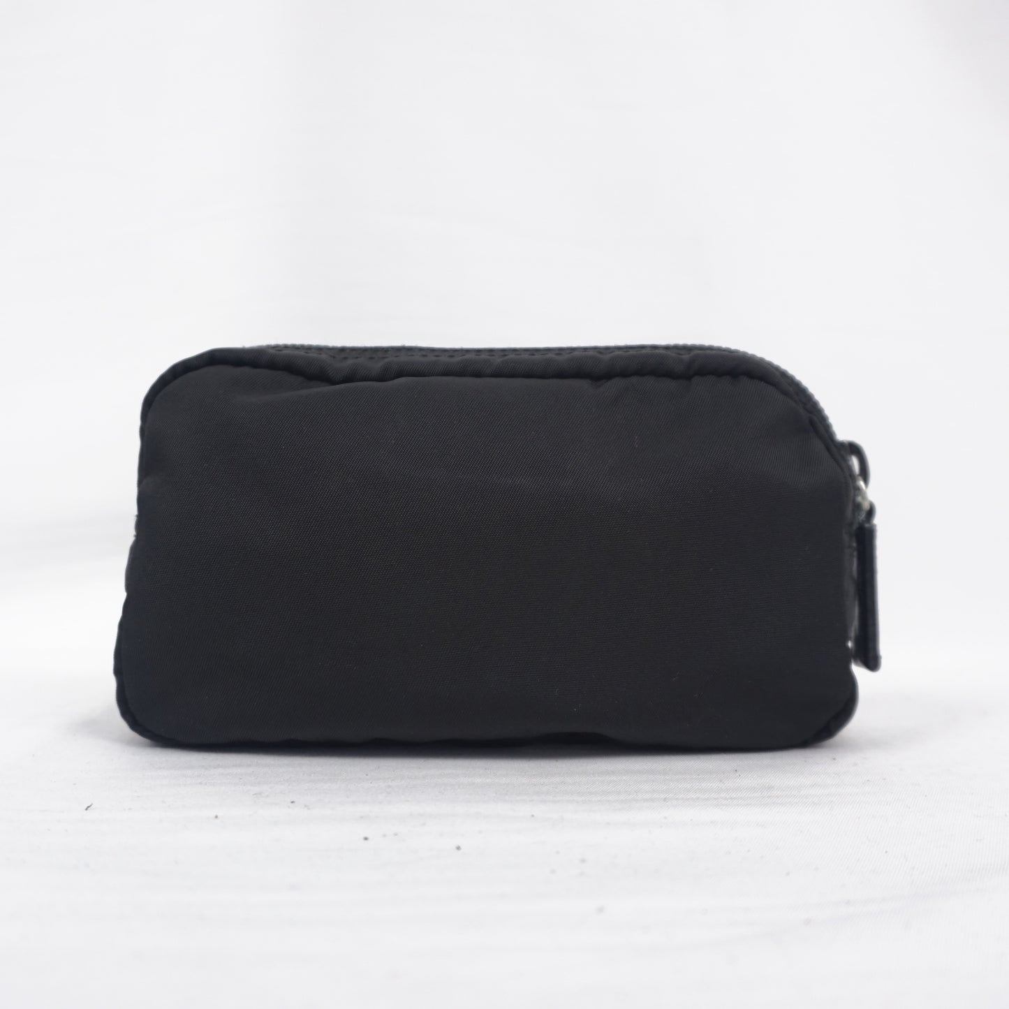 プラダ 三角ロゴ テスート ナイロン 化粧 コスメティック ミニ ポーチ ブラック PRADA B26G171