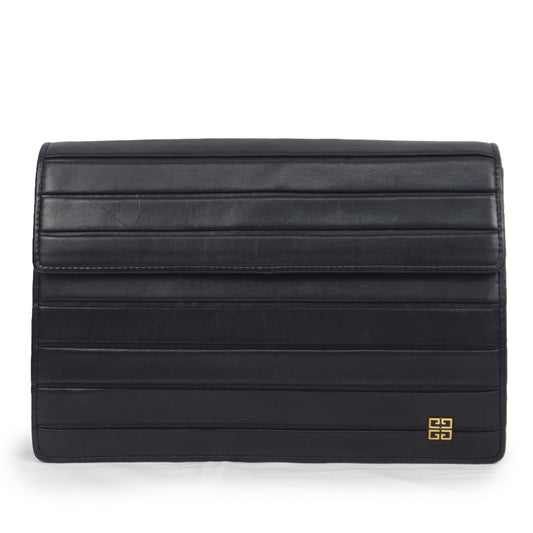 ジバンシィ 4G ロゴ レザー クラッチ セカンドバッグ ヴィンテージ GIVENCHY SACS B26G602