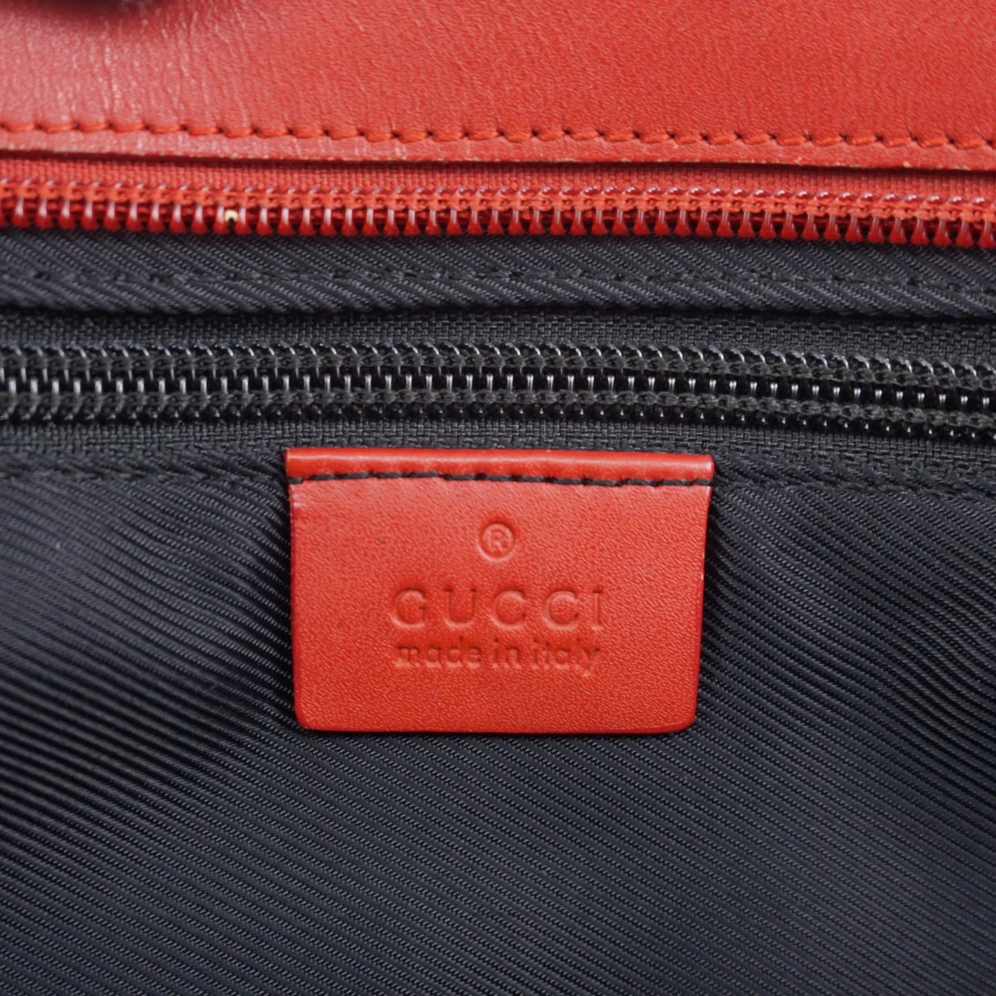 グッチ 019 0426 2404 GG キャンバス レザートートバッグ レッド系 GUCCI B26G793
